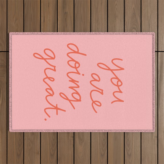 You Are Doing Great Outdoor Rug Gallery Image 1