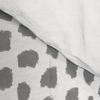 Gray Dalmatian Spots (gray/white) Comforter Gallery Image 4