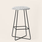 Gray Dalmatian Spots (gray/white) Stool Gallery Image 1