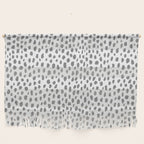 Gray Dalmatian Spots (gray/white) Wall Hanging Gallery Image 1