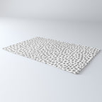 Gray Dalmatian Spots (gray/white) Rug Gallery Image 3
