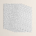 Gray Dalmatian Spots (gray/white) Wrapping Paper Gallery Image 3