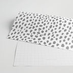 Gray Dalmatian Spots (gray/white) Wrapping Paper Gallery Image 2