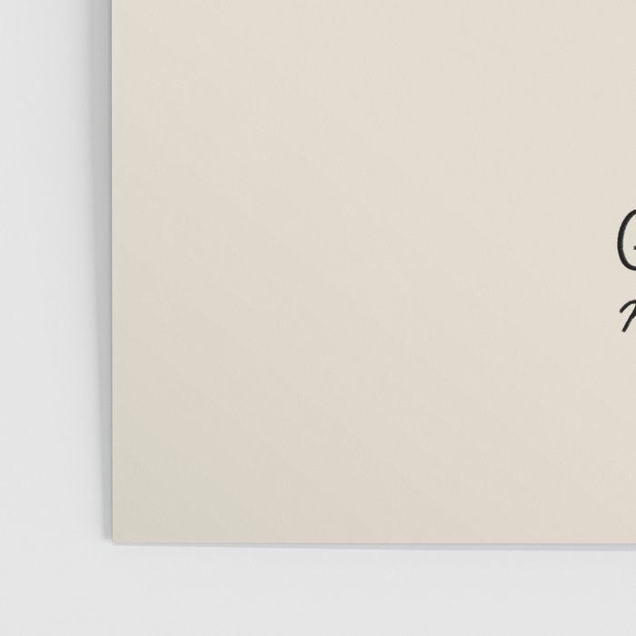 Glacier National Park Black on Cream Poster Gallery Image 3