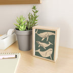 Modern Minimalist Abstract Whales 4 Mini Art Print Gallery Image 2
