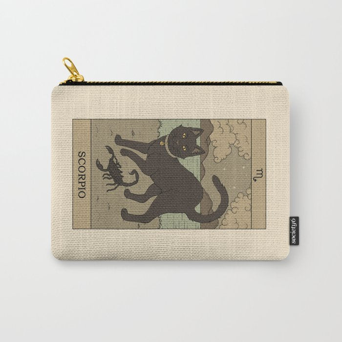 Scorpio Cat Carry All Pouch Gallery Image 1