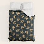 Brass Knuckles With Good Thoughts Duvet Cover Gallery Image 6