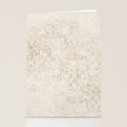 Elegant Ivory Damask 2 Stationery Card Gallery Image 2