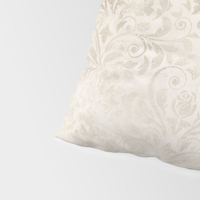 Elegant Ivory Damask 2 Pillow Sham Gallery Image 4