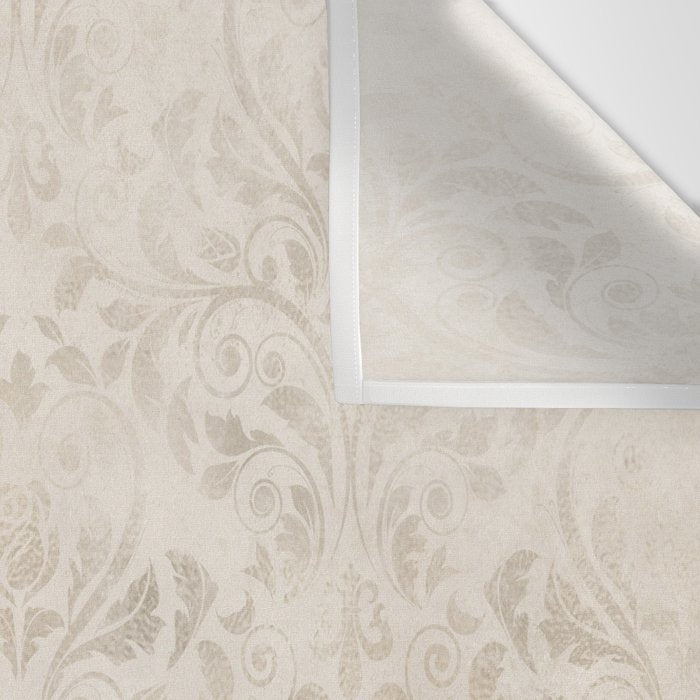Elegant Ivory Damask 2 Wall Tapestry Gallery Image 3