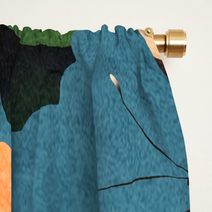 Beautiful Butterflies 4 Window Curtain Gallery Image 2