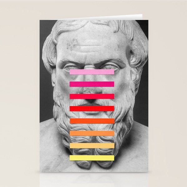 Sculpture With A Spectrum 2 Stationery Card Gallery Image 2