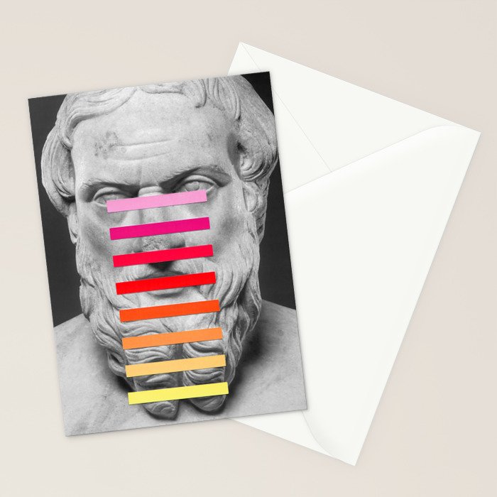 Sculpture With A Spectrum 2 Stationery Card Gallery Image 2