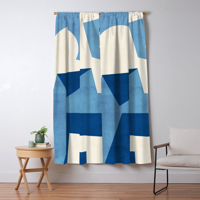Modern Abstract Art 25 Window Curtain Gallery Image 5