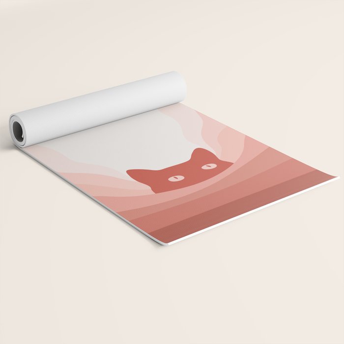 Cat Landscape 78 Yoga Mat Gallery Image 2