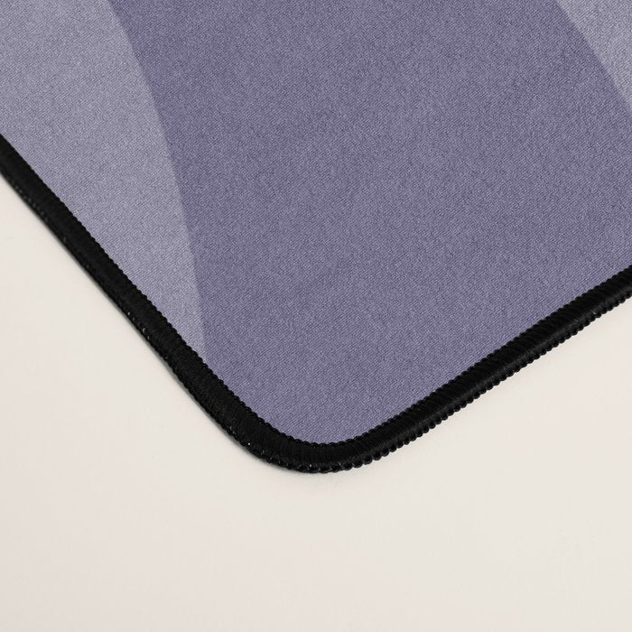 Retro Liquid Swirl Abstract Pattern in Double Purple Desk Mat Gallery Image 4