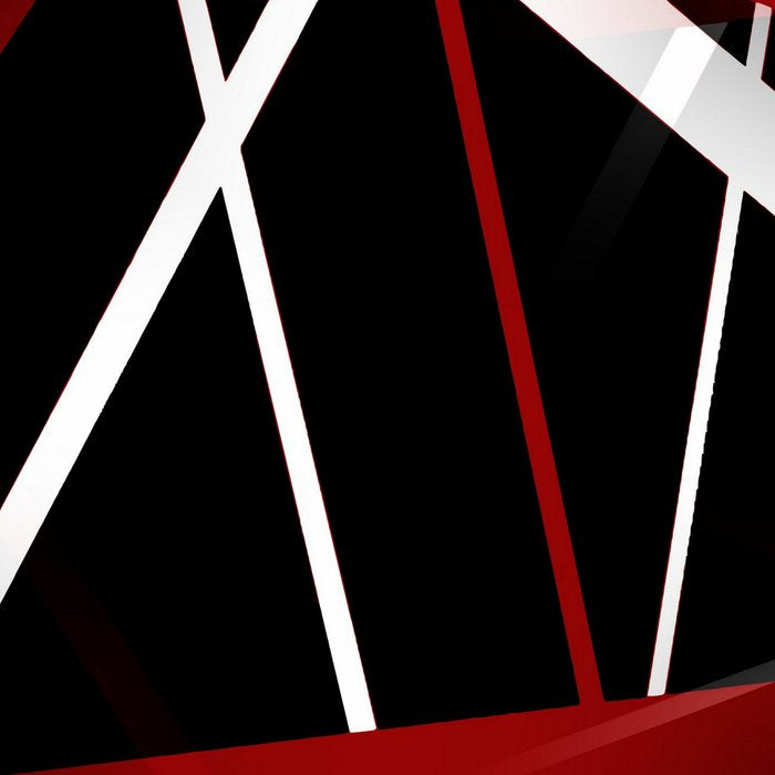 Seamless Red and White Stripes on A Black Background Coffee Mug Gallery Image 2