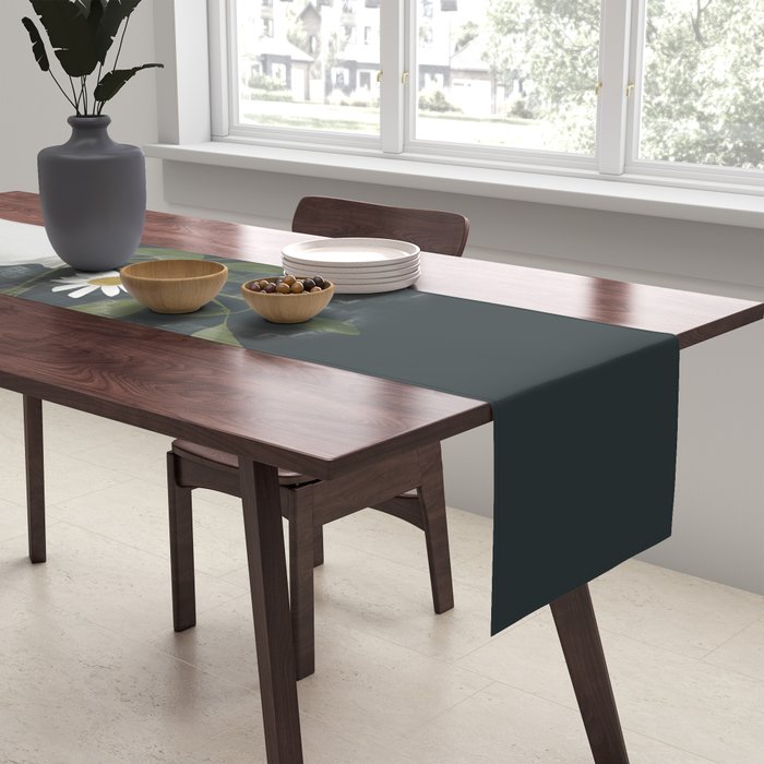 Minimalist Daisy Flowers 2 Table Runner Gallery Image 2