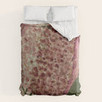 Garden Lilac Flower Painting in Purple & Peach Comforter Gallery Image 6