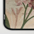 Garden Lilac Flower Painting in Purple & Peach Laptop Sleeve Gallery Image 3