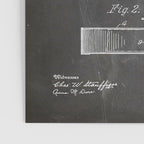 Film Reel Patent - Classic Cinema Art - Black Chalkboard Poster Gallery Image 3
