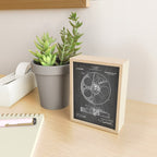 Film Reel Patent - Classic Cinema Art - Black Chalkboard Mini Art Print Gallery Image 2