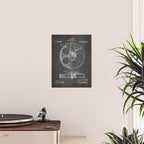 Film Reel Patent - Classic Cinema Art - Black Chalkboard Poster Gallery Image 2