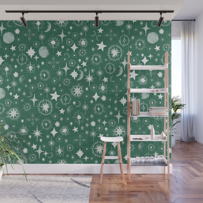 Greenish stellar S Wall Mural Gallery Image 1