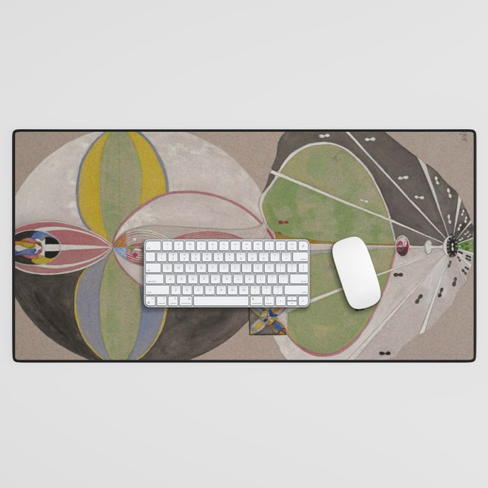 Hilma af Klint The Tree Of Knowledge No . 5 ,A ( 1915) Desk Mat Gallery Image 1