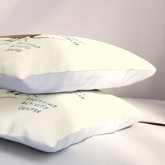 Anatomy of a Dachshund Pillow Sham Gallery Image 3