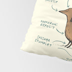 Anatomy of a Dachshund Pillow Sham Gallery Image 4