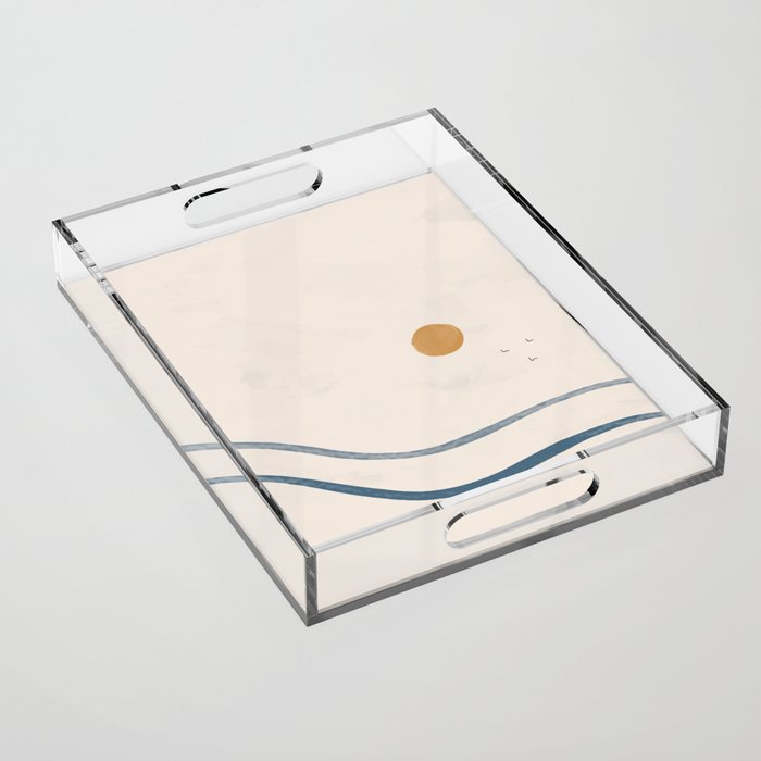 Highway to Sunrise Acrylic Tray Gallery Image 1