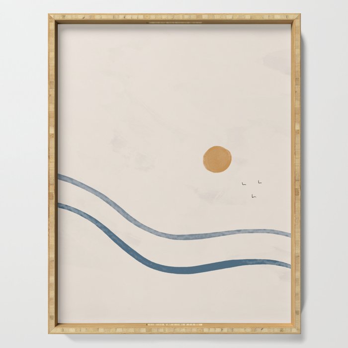 Highway to Sunrise Serving Tray Gallery Image 1