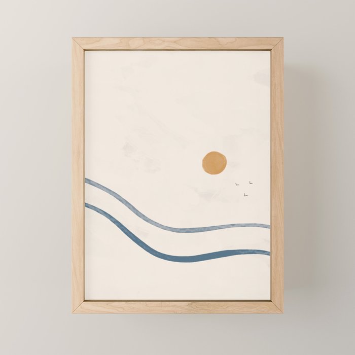Highway to Sunrise Mini Art Print Gallery Image 1
