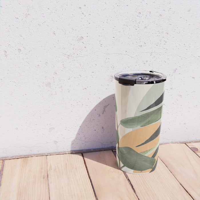 Sunset Flora 03 Travel Mug Gallery Image 4