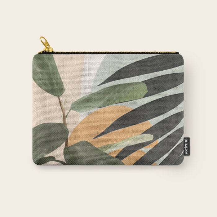 Sunset Flora 03 Carry All Pouch Gallery Image 1