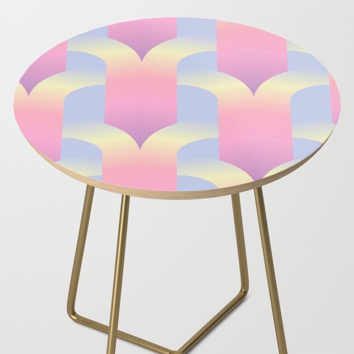 Blurred holographic gate Side Table Gallery Image 2
