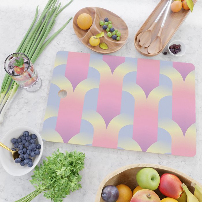 Blurred holographic gate Cutting Board Gallery Image 2