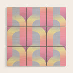 Blurred holographic gate Wood Wall Art Gallery Image 1