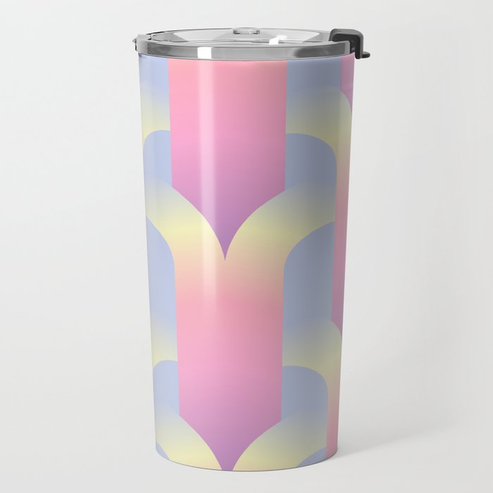 Blurred holographic gate Travel Mug Gallery Image 2