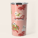 Cute Christmas Cats Travel Mug Gallery Image 1