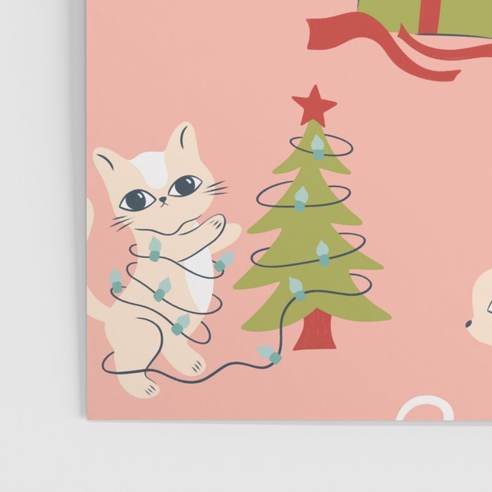 Cute Christmas Cats Poster Gallery Image 3
