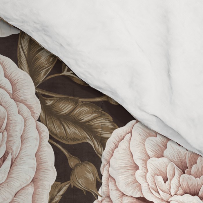 A Realm Of Roses - Dark Academia Pink Comforter Gallery Image 4