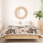 A Realm Of Roses - Dark Academia Pink Duvet Cover Gallery Image 3