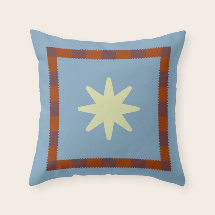 Vibrant Star II Throw Pillow Gallery Image 6
