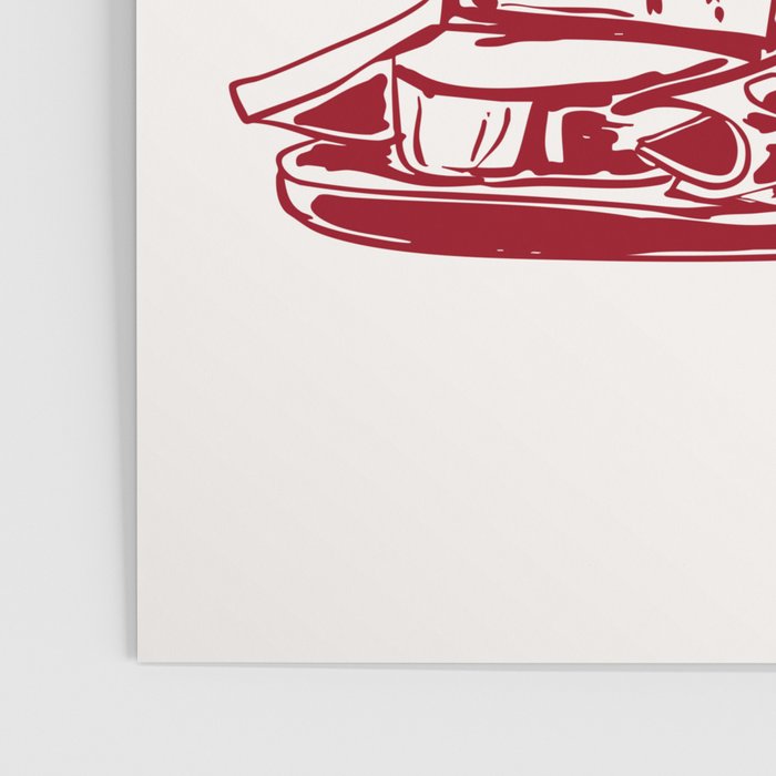 Wine  and  Cheese Club Doodle Illustration Poster Gallery Image 3