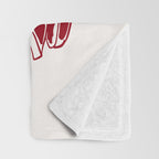 Wine  and  Cheese Club Doodle Illustration Throw Blanket Gallery Image 3