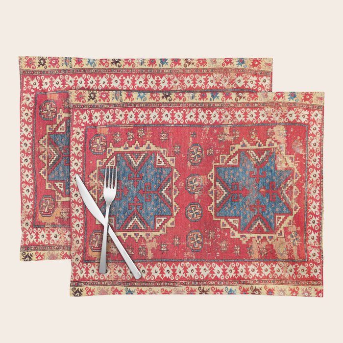 Bergama Northwest Anatolian Rug Placemat Gallery Image 1