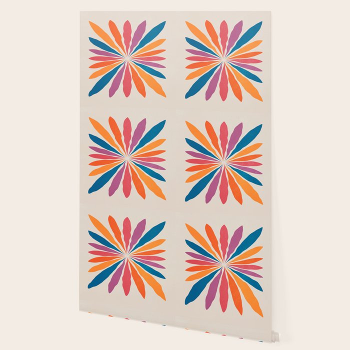 Vintage California Sun: Star Leaf Matisse Edition Wallpaper Gallery Image 2