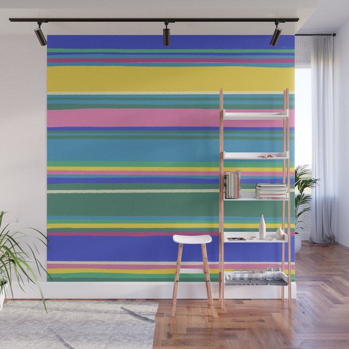 Folk abstract pattern  #2 Wall Mural Gallery Image 1